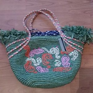NWT BRAND NEW straw tote